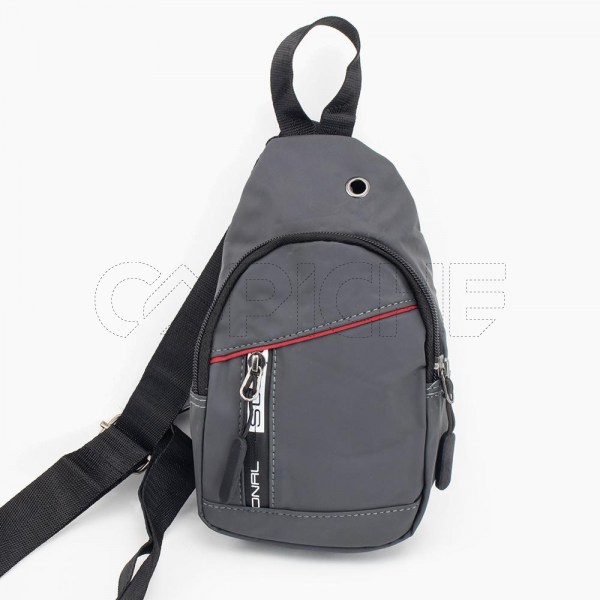 Mala Mochila Tuly Cinza