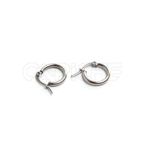 Argola em aço mini 14mm
