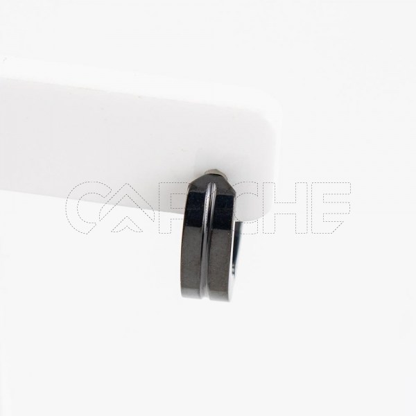 Argolas em aço Black