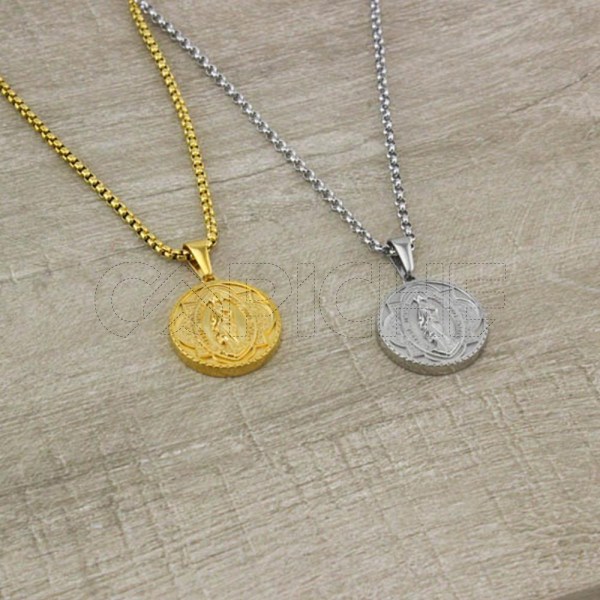 Colar em aço  S. Maria Imaculada