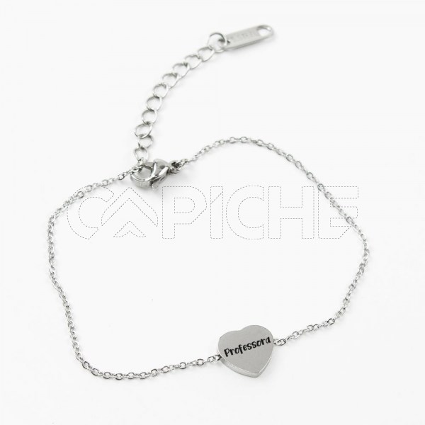 Pulseira em aço Professora