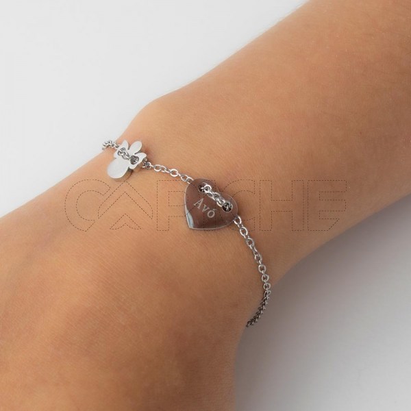 Pulseira em aço Avó