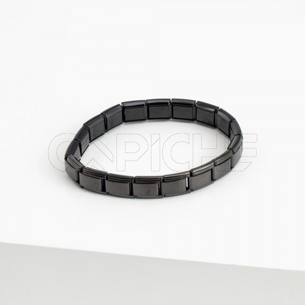 Pulseira em aço Simbol Noir