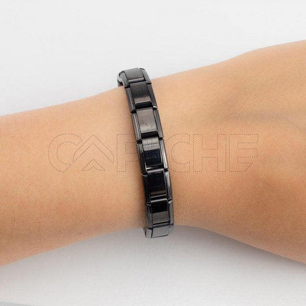 Pulseira em aço Simbol Noir