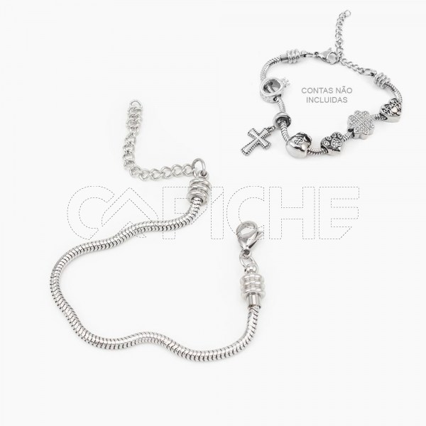 Pulseira em aço Rosca
