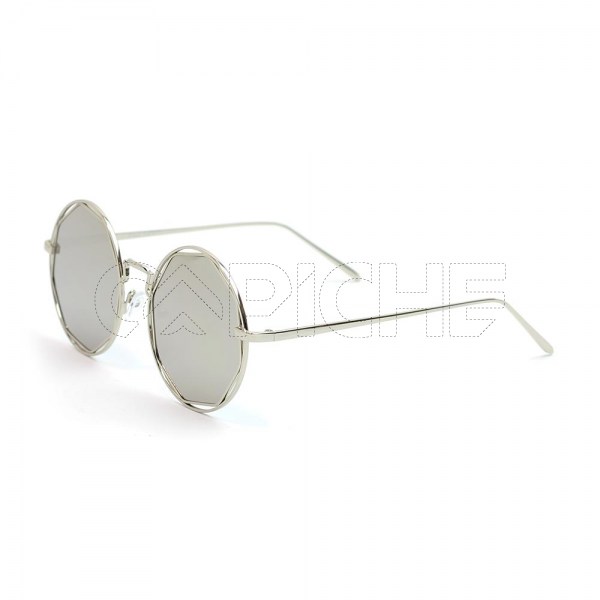 Óculos de Sol Hippie Prata