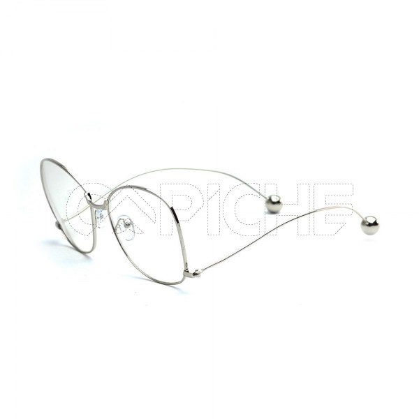 Óculos Estéticos Clear Ball Silver