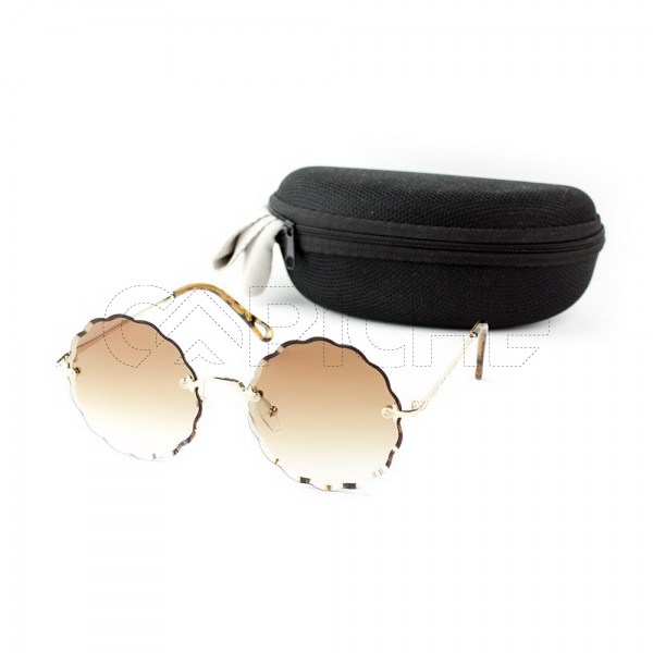 Óculos de sol Xsaran Round Brown