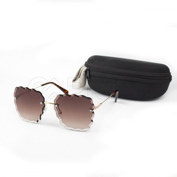 Óculos de Sol New Xsaran Square Brown