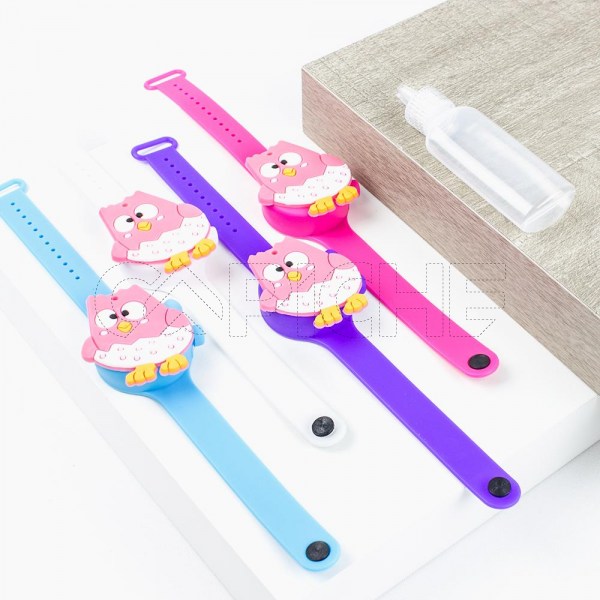 Pulseira dispensadora de álcool gel