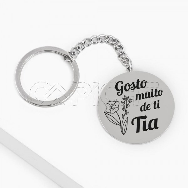 Porta chaves Gosto muito de ti Sobrinha