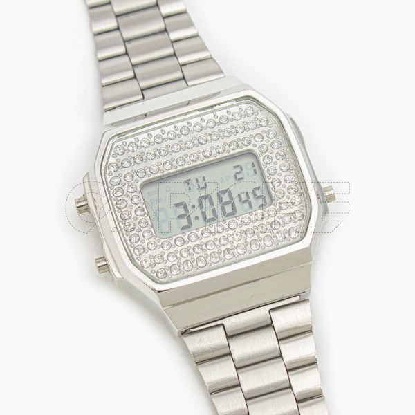 Relógio Digit Shine Silver