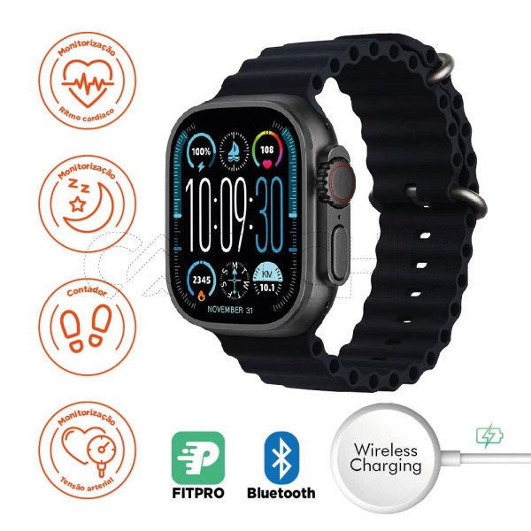 Relógio Smartwatch Black