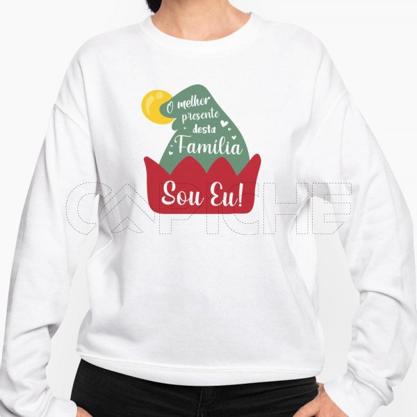 Sweater sem Capuz Melhor Presente Sou Eu