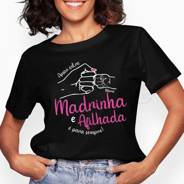 T-Shirt Amor Madrinha Afilhada