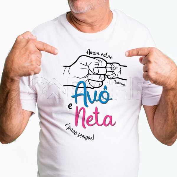 T-Shirt Amor Avô Padrinho