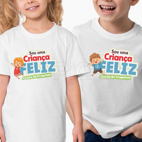 T-Shirt Criança Feliz