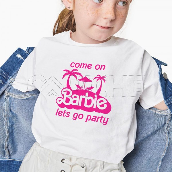 T-Shirt Lets Go Party Barbie