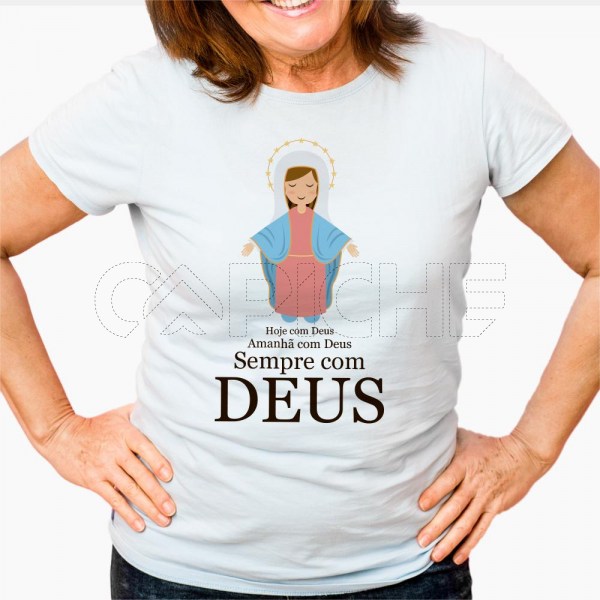 T-Shirt Sempre com Deus