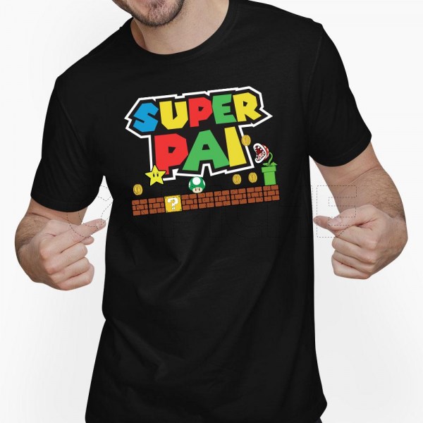T-Shirt Super Pai Mario
