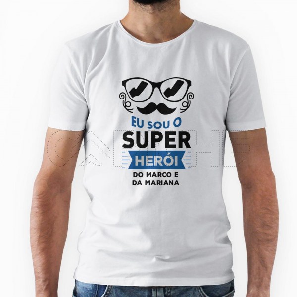 Tshirt Homem Super Herói