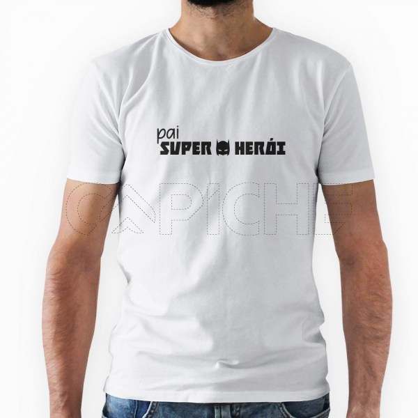 Tshirt Homem Pai Super Herói