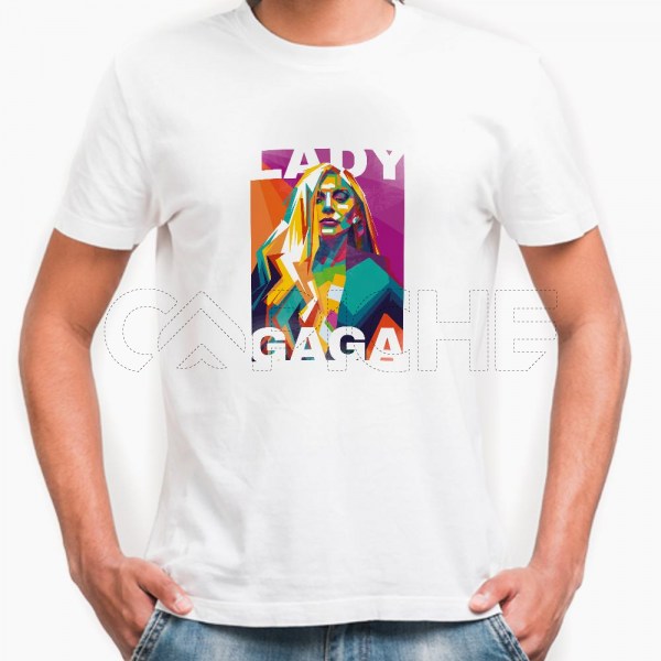 Tshirt Homem Lady Gaga