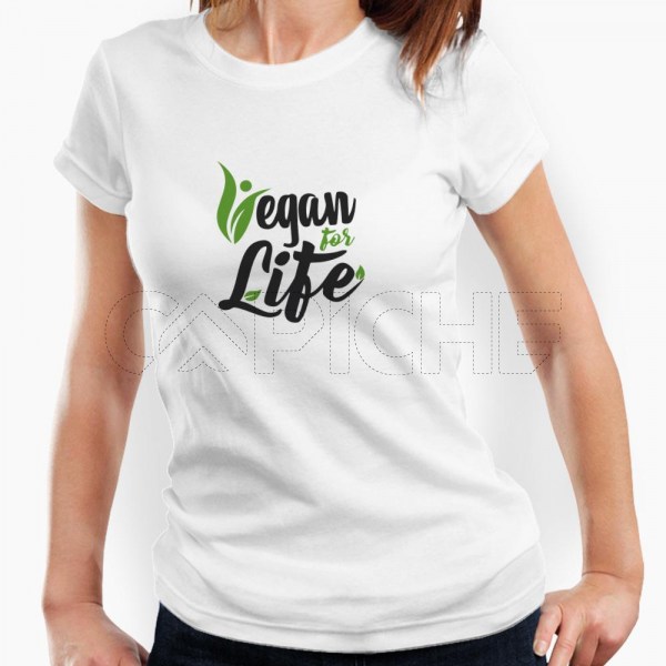 Tshirt Senhora Vegan for Life