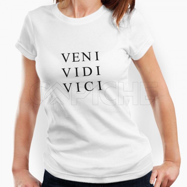 Tshirt Senhora Veni Vidi Vici