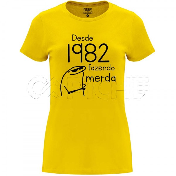 Tshirt Homem Fazendo M*rda Personalizável