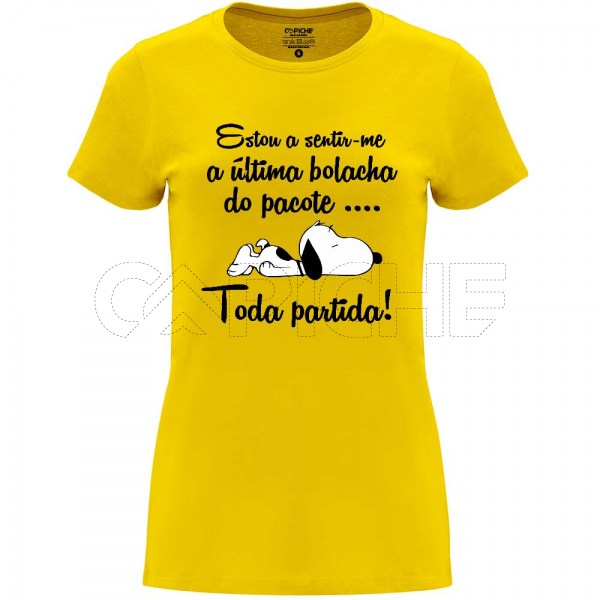 Tshirt Senhora Última Bolacha do Pacote