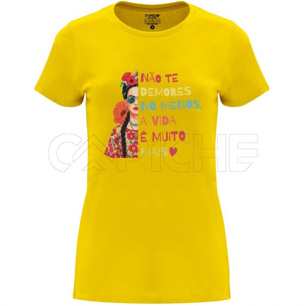 Sweater / Tshirt Frida não te demores no menos