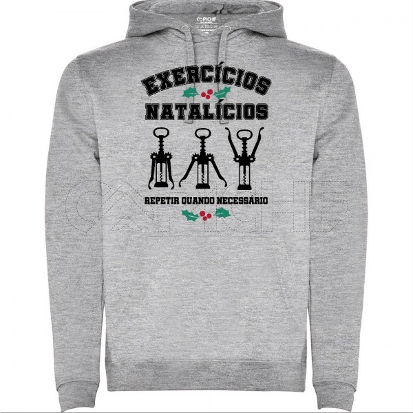 Sweater com Capuz Exercícios Natalícios