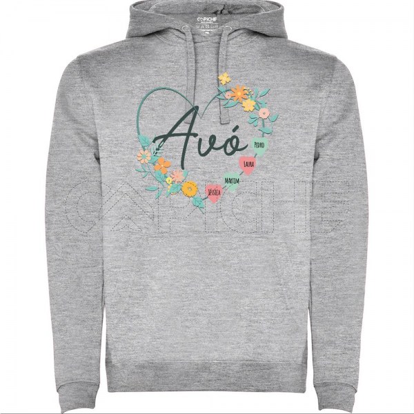 T-Shirt Coração Avó e Netos