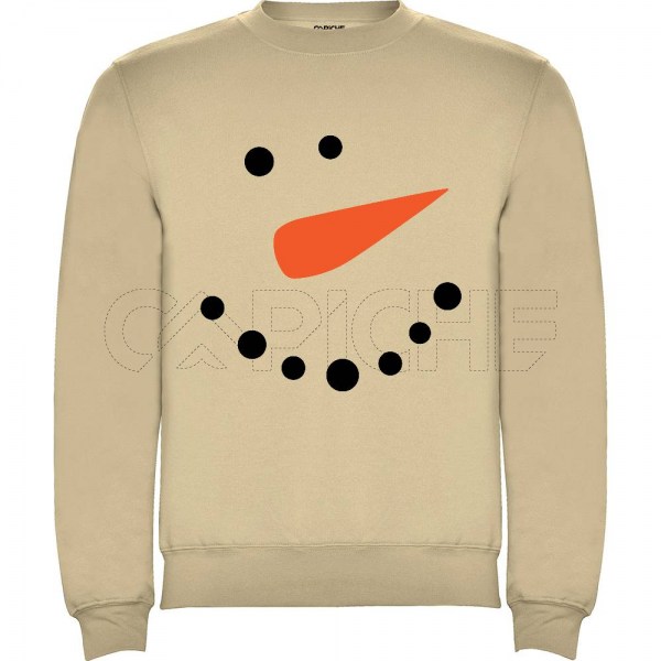 Sweater sem Capuz Boneco de Neve