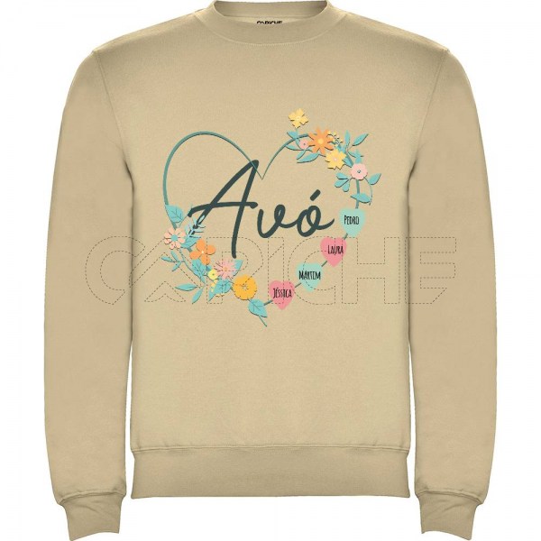 T-Shirt Coração Avó e Netos