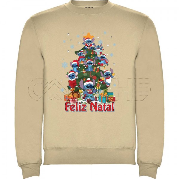 Sweater árvore Stitch Natal Personalizavel