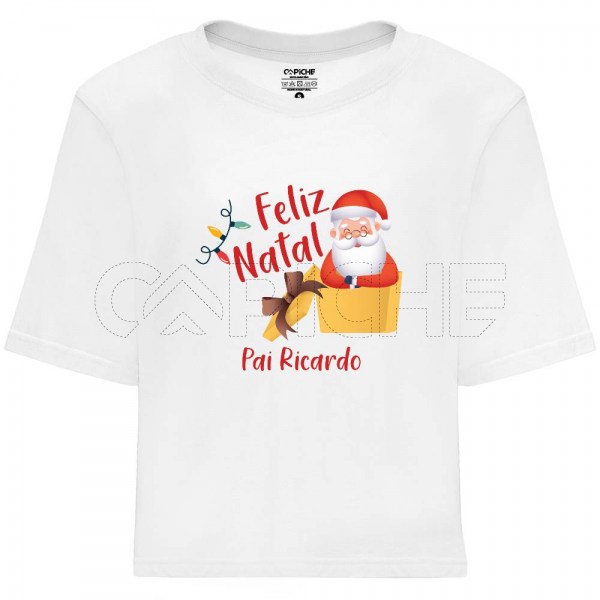 Tshirt Manga Comprida Feliz Natal
