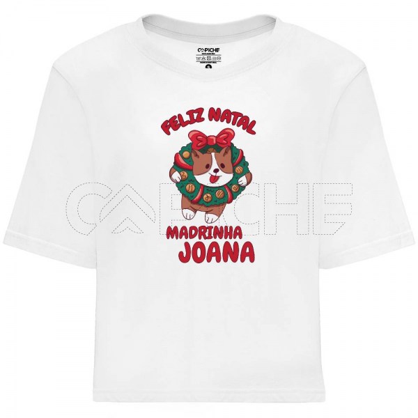 Sweater sem Capuz Feliz Natal Corgi