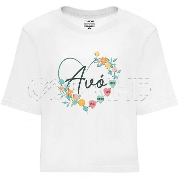 T-Shirt Coração Avó e Netos