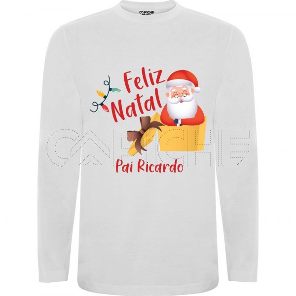 Sweater sem Capuz Feliz Natal