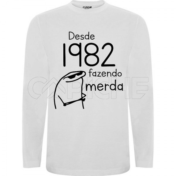 Tshirt Homem Fazendo M*rda Personalizável