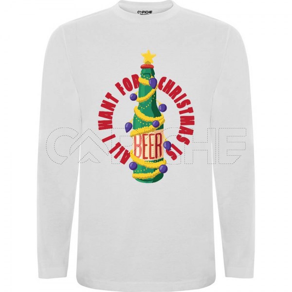 Sweater sem Capuz All I Want is Beer