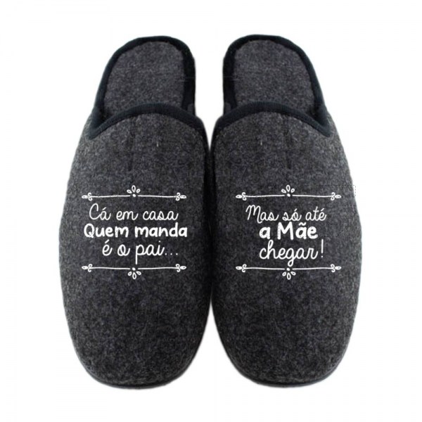 Chinelo Personalizado  " Quem manda é o Pai ..."