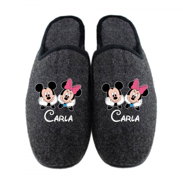 Chinelo Personalizado Minnie and Mickey