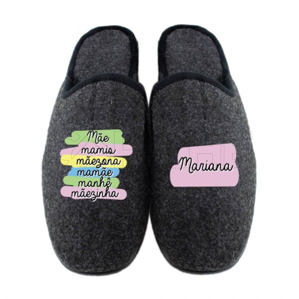 Chinelo Personalizado Mãe