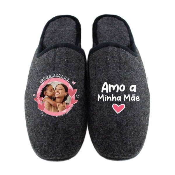 Chinelo Personalizado Mãe Foto