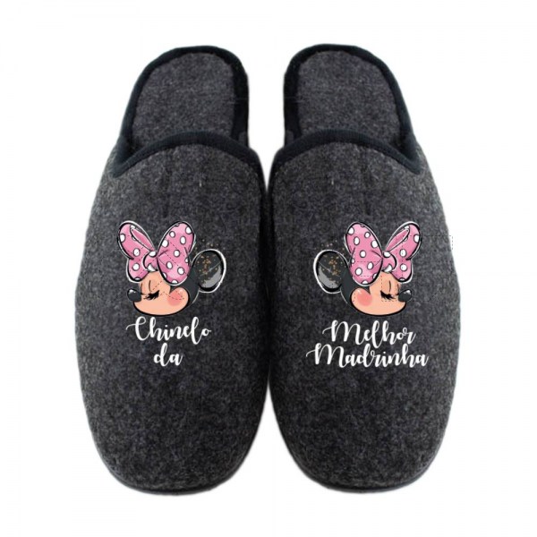 Chinelo Personalizado Minnie Melhor 