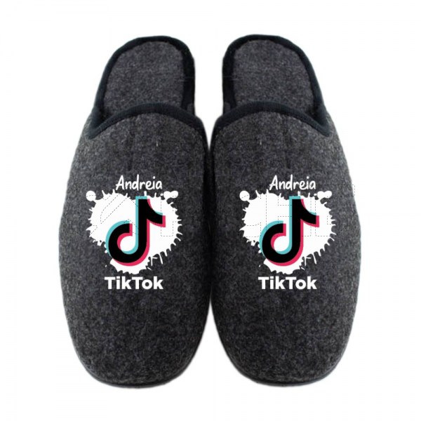 Chinelo Personalizado TikTok com nome