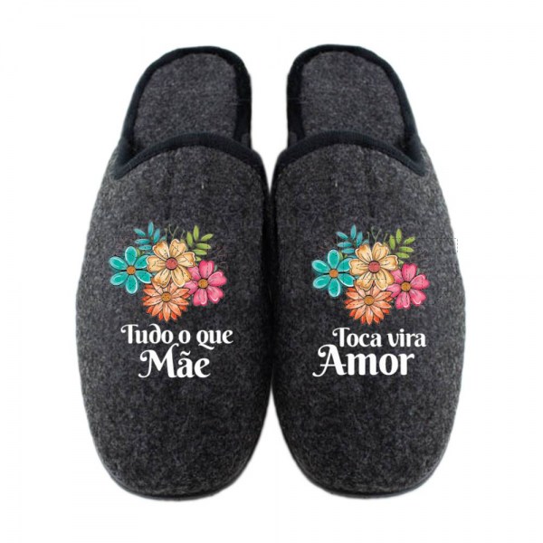 Chinelo Personalizado Mãe Amor